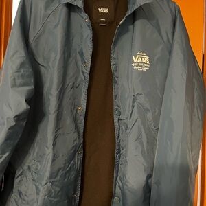 Small Teal Vans Windbreaker